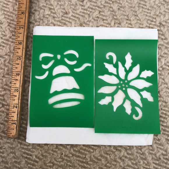 NWOT Christmas stencil grab bag -10 mystery X-mas stencils - Picture 6 of 8
